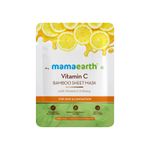 Buy Mamaearth Vitamin C Bamboo Sheet Mask with Vitamin C & Honey for Skin Illumination (25 gm) - Purplle