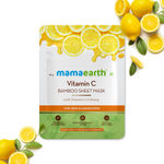 Buy Mamaearth Vitamin C Bamboo Sheet Mask with Vitamin C & Honey for Skin Illumination (25 gm) - Purplle