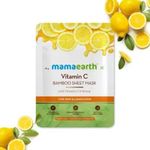 Buy Mamaearth Vitamin C Bamboo Sheet Mask with Vitamin C & Honey for Skin Illumination (25 gm) - Purplle