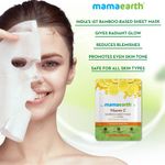 Buy Mamaearth Vitamin C Bamboo Sheet Mask with Vitamin C & Honey for Skin Illumination (25 gm) - Purplle