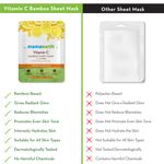 Buy Mamaearth Vitamin C Bamboo Sheet Mask with Vitamin C & Honey for Skin Illumination (25 gm) - Purplle