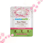 Buy Mamaearth Rose Water Bamboo Sheet Mask with Rose Water & Milk for Glowing Skin (25 g) - Purplle