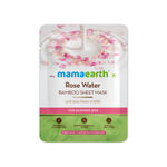 Buy Mamaearth Rose Water Bamboo Sheet Mask with Rose Water & Milk for Glowing Skin (25 g) - Purplle