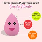 Buy Bronson Professional Pink Beauty Blender Makeup Sponge - Purplle