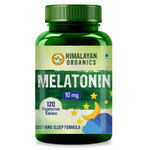 Buy Himalayan Organics Melatonin 10Mg (Healthy Sleep Cycle) - 120 Tablets - Purplle