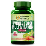 Buy Himalayan Organics Whole Food Multivitamin for Women || With Natural Vitamins, Minerals, Extracts || Best for Energy, Brain, Bone Health || 60 Veg Capsules - Purplle