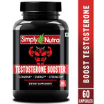 Buy Simply Nutra Testosterone Booster Supplements For Gym & Boosts Energy & Muscle Growth 800Mg - 60 capsules - Purplle