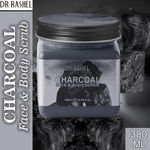 Buy Dr.Rashel Whitening Charcoal Face and Body Scrub For All Skin Types (380 ml) - Purplle