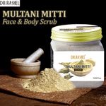 Buy Dr.Rashel Exfoliating Multani Mitti Face and Body Scrub For All Skin Types (380 ml) - Purplle