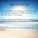 Buy Dr.Rashel Anti-Tanning De-Tan Face Pack For All Skin Types (380 ml) - Purplle
