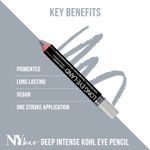 Buy NY Bae Deep Intense Kohl Eye Pencil Grey - Long Eye-Land- Pack of 2 - Purplle