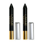 Buy Lakme Black Kajal (2 g) + Lakme Dual Sharpener (7 g) - Purplle