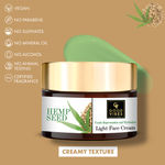 Buy Good Vibes Hemp Seed Youth Rejuvenation & Hydration Light Face Cream | No Parabens, No Sulphates, No Mineral Oil, No Animal Testing (50 g) - Purplle