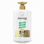 Buy Pantene 2 in 1 Silky Smooth Care Shampoo + Conditioner (1 L) - Purplle