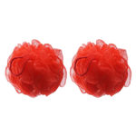 Buy GUBB Luxe Sponge Round Loofah For Bathing - Coral Pack of 2 - Purplle