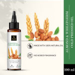 Buy Good Vibes Almond And Wheatgerm Cold Pressed Oil For Hair & Skin (100ml) - Purplle