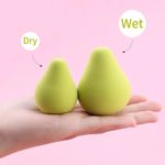 Buy AY Makeup Sponge Puff (Colour May Vary) - Pack of 3, Mango and Avacoda Shapes - Purplle