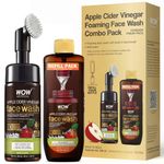 Buy WOW Skin Science Apple Cider Vinegar Foaming Face Wash + Refill Combo Pack - 350 ml - Purplle