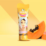 Buy IKKAI Organic Papaya Power Face Scrub | Papaya Enzymes & Seeds | Vitamin E | Chemical Free | All Skin Types | 100g - Purplle