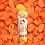 Buy IKKAI Organic Papaya Power Face Scrub | Papaya Enzymes & Seeds | Vitamin E | Chemical Free | All Skin Types | 100g - Purplle