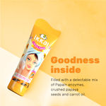 Buy IKKAI Organic Papaya Power Face Scrub | Papaya Enzymes & Seeds | Vitamin E | Chemical Free | All Skin Types | 100g - Purplle
