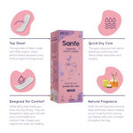 Buy Sanfe Scented Panty Liners - Lavender - 25 Pcs - for protection against leakage, discharge and rashes - Natural fragrance - Purplle