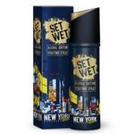 Buy Set Wet Global Edition New York Nights,No Gas Perfume Body Spray & Deodorant For Men (120 ml) - Purplle