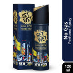 Buy Set Wet Global Edition New York Nights,No Gas Perfume Body Spray & Deodorant For Men (120 ml) - Purplle