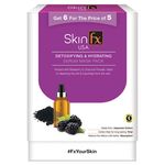 Buy Skin Fx Detoxifying & Hydrating Serum Mask Combo Pack - Purplle