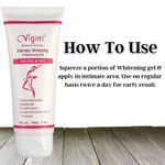 Buy Vigini 100% Natural Actives Vaginal Intimate Whitening Lightening Moisturier Gel Non Staining Water Based Wash Able (100 gm) - Purplle