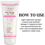 Buy Vigini 100% Natural Actives Bust Breast Body Toner Firming Tightening Growth Enlargement Enhancement Development Improvement Size Increase Oil Cream for Women 100 ml - Purplle