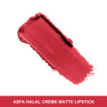 Buy Asfa Halal Creme Matte Lipstick, Orchid Red 15 (4.2 g) - Purplle