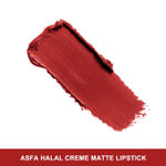 Buy Asfa Halal Creme Matte Lipstick, Crimson Glam 16 (4.2 g) - Purplle