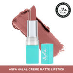 Buy Asfa Halal Creme Matte Lipstick, Calm Nude 23 (4.2 g) - Purplle