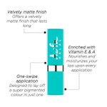 Buy Asfa Halal Creme Matte Lipstick, Calm Nude 23 (4.2 g) - Purplle
