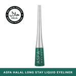 Buy Asfa Halal Long Stay Liquid Eyeliner, Matte, Green (3 ml) - Purplle