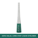 Buy Asfa Halal Long Stay Liquid Eyeliner, Matte, Green (3 ml) - Purplle