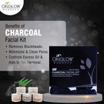 Buy OxyGlow Herbals Charcoal Facial Kit,63 gm,Deep clean,soothe,hydrate skin - Purplle
