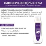 Buy OxyGlow Herbals OG Professional Hair developer - 30 volume (9%)- 1L - 1 L - Purplle