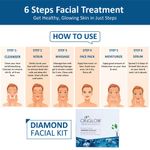 Buy OxyGlow Herbals Diamond facial kit 260 gm, Flawlesss Diamond Shine - Purplle