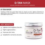 Buy OxyGlow Herbals D-Tan Mask/Pack 250 gm, Ultra Radiance skin, Soothes & evens Skin Tone - Purplle