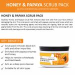 Buy OxyGlow Herbals Honey and Papaya Enzymes Scrub,100g, Remove impurities - Purplle