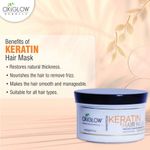 Buy OxyGlow Herbals Keratin hair mask,500 ml, Deep Condition, Frizz control - Purplle