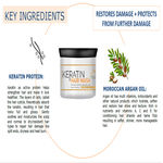 Buy OxyGlow Herbals Keratin hair mask,500 ml, Deep Condition, Frizz control - Purplle