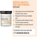 Buy OxyGlow Herbals Keratin hair mask,500 ml, Deep Condition, Frizz control - Purplle