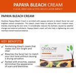 Buy OxyGlow Herbals Papaya Bleach Cream,50g,Long lasting , Natural shine and  Best Hydration  - Purplle