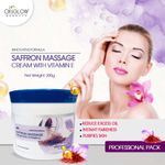 Buy OxyGlow Herbals Saffron  Massage Cream, 200 g,Deep Hydration,Glow - Purplle