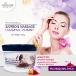 Buy OxyGlow Herbals Saffron Massage Cream with vitamin E,500 g,Deep Hydration, Glow - Purplle