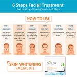 Buy OxyGlow Herbals Skin Whitening Facial Kit,260 gm,Instant Whitening, Glow - Purplle