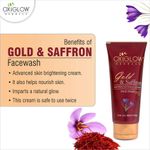 Buy OxyGlow Herbals Gold & Saffron facewash,100 ml,Natural Glow,Brightening - Purplle